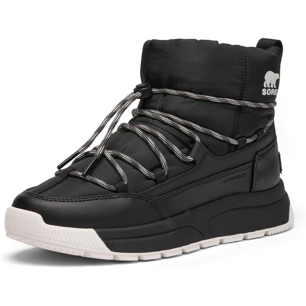 imageSorel Womens Whitney Iii Slipon Waterproof Snow BootBlackSea Salt