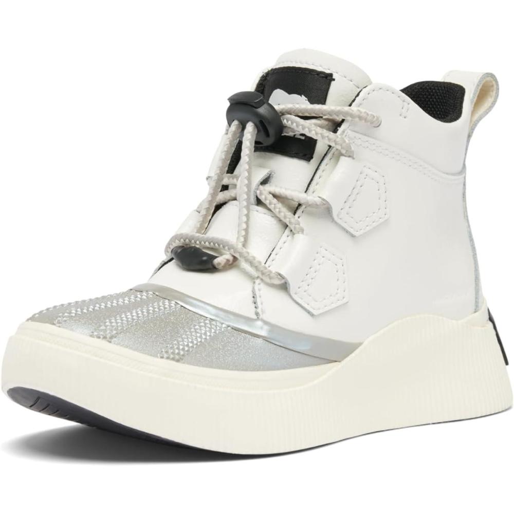 imageSorel unisexchild Out N About IV Classic WaterproofSea SaltBlack