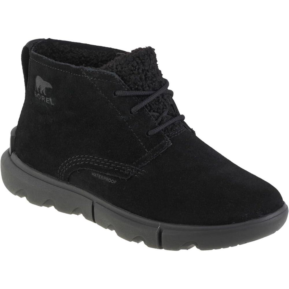 imageSorel womens Explorer Next Drift WpBlack  Sea Salt
