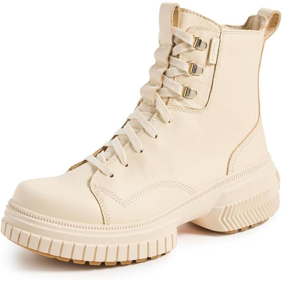 imageSorel womens Ona Ave Boot Lace WpHoney WhiteSea Salt