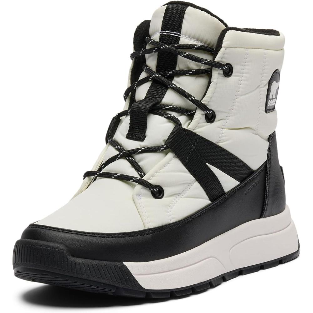 imageSorel womens Whitney III Mid WaterproofSea SaltBlack