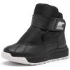 imageSorel Youth Unisex Little Whitney III Strap Mid Waterproof Winter Boot BlackSea Salt 10