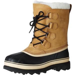 Mens Sorel Caribou Wool Rain Snow Hiking Waterproof Mid Calf Winter Boot(Buff)