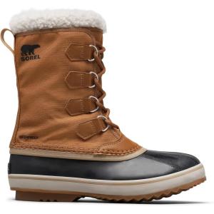 SOREL – Men’s 1964 Pac Nylon Snow Boot for Winter(Camel Brown/Black)