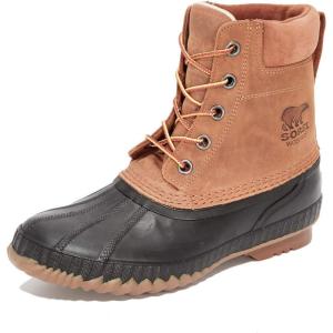 SOREL – Men’s Cheyanne II Waterproof Insulated Winter Boot(Chipmunk  Black)