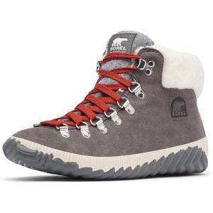 SOREL – Women’s Out ‘N About Plus Conquest Waterproof Suede Boot(Quarry)