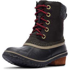 SOREL – Women’s Slimpack Lace II Waterproof Insulated Boot(Black  Kettle)