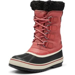 SOREL – Women’s Winter Carnival Waterproof Boot for Winter(Red Rose Dust X Black)