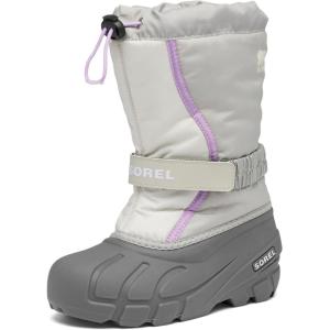SOREL – Youth Flurry Winter Snow Boots for Kids(Dove/Euphoric Lilac)