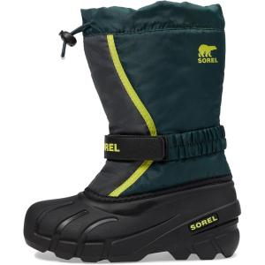 SOREL – Youth Flurry Winter Snow Boots for Kids(Spruce  Grill)