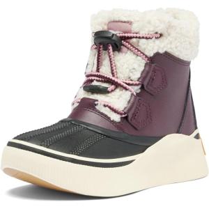 SOREL Children’s Out N About lV Chillz Waterproof Boot(Epic Plum/Black)