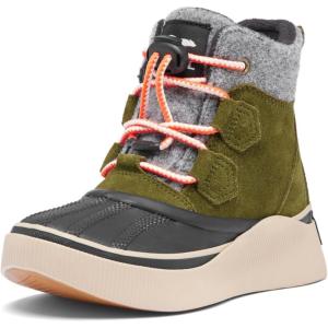 SOREL Children’s Out N About lV Chillz Waterproof Boot(Utility Green/Black)