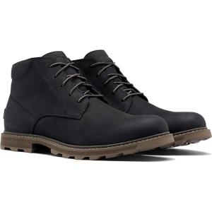 SOREL Men’s Madson ll Chukka Waterproof Boot(Black)