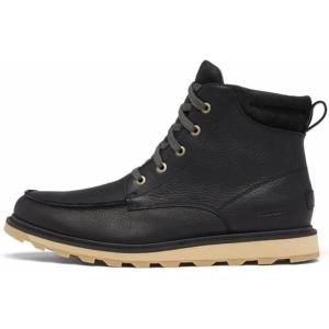 SOREL Men’s Madson ll Moc Toe Waterproof Boot(Black Jet)