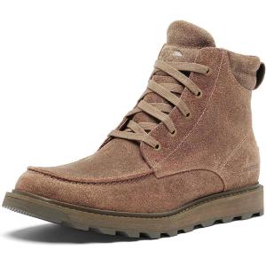 SOREL Men’s Madson ll Moc Toe Waterproof Boot(Omega Taupe  Jet)