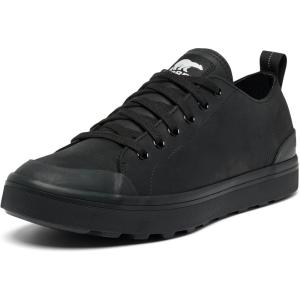 SOREL Men’s Metro ll Low Waterproof Sneaker(Black)