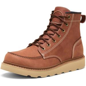 SOREL Men’s Slabtown 62 Moc Waterproof Boot(Rustic Brown/Ceramic)