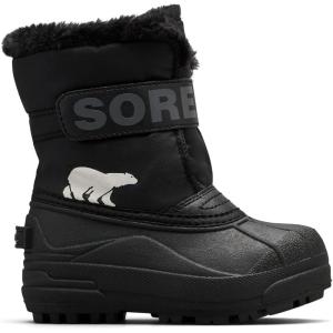 SOREL Toddler’s Snow Commander Boot(Black/Charcoal)