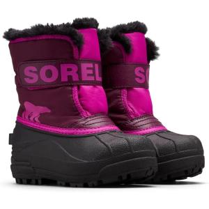 SOREL Toddler’s Snow Commander Boot(Purple Dahlia/Groovy Pink)