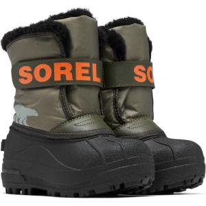 SOREL Toddler’s Snow Commander Boot(Stone Green/Alpine Tundra)