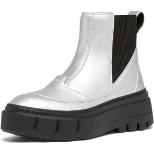 SOREL Women’s Caribou X Chelsea Waterproof Boot(Pure Silver/Black)