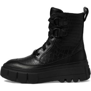 SOREL Women’s Caribou X Lace Waterproof Boot(Black/Black)