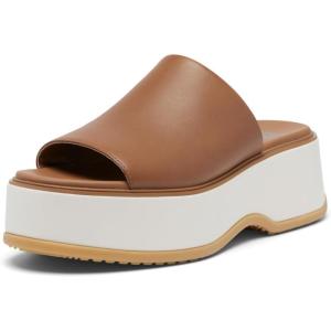 SOREL Women’s Dayspring Slide Sandals(Velvet Tan  Chalk)