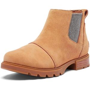 SOREL Women’s Emelie lll Chelsea Waterproof Boot(Tawny Buff  Gum 2)
