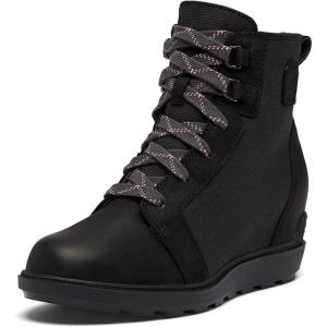 SOREL Women’s Evie II NW Lace Boots(Black  Sea Salt)