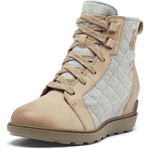 SOREL Women’s Evie II NW Lace Boots(Omega Taupe  Wet Sand)
