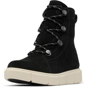 SOREL Women’s Explorer lll Joan Waterproof Boot(Black/White)