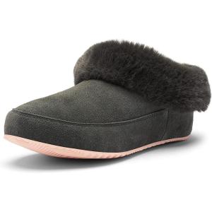 SOREL Women’s Go Coffee Run Slipper(Dark Moss  Peach Blossom)