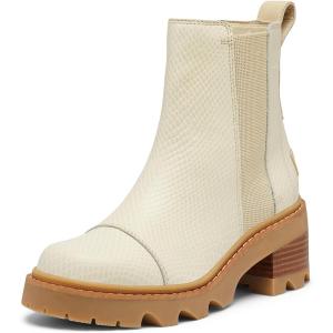 SOREL Women’s Joan Now Chelsea Boot(Bleached Ceramic  Gum 16)