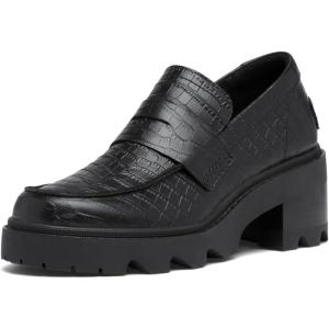 SOREL Women’s Joan Now City Loafer(Black  Black)