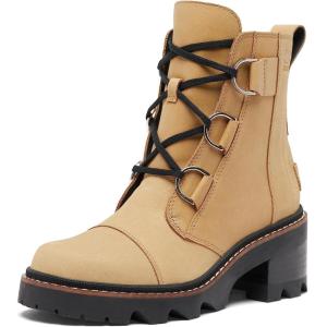 SOREL Women’s Joan Now Lace Boot(Caribou Buff  Black)