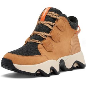 SOREL Women’s Kinetic Impact Caribou Plus Waterproof Boot(Tawny Buff/Black)