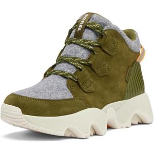 SOREL Women’s Kinetic Impact Caribou Plus Waterproof Boot(Utility Green/Light Aloe)