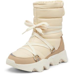 SOREL Women’s Kinetic Impact NXT Waterproof Mid Boot(Honey White/Dusty Tan)