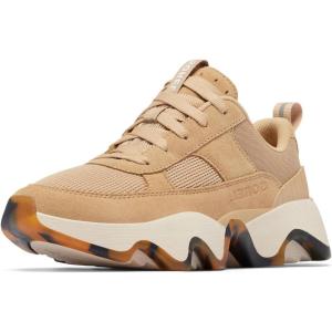 SOREL Women’s Kinetic Impact ll Wonder Lace Sneaker(Canoe/Chalk)