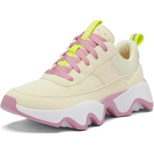 SOREL Women’s Kinetic Impact ll Wonder Lace Sneaker(Honey White  Dazed Mauve)