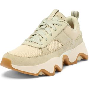 SOREL Women’s Kinetic Impact ll Wonder Lace Sneaker(Light Aloe/Tawny Buff)