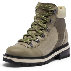 SOREL Women’s Lennox Hiker Waterproof Boots(Stone Green  Laurel Leaf)