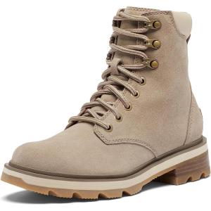 SOREL Women’s Lennox Lace Waterproof Boots(Omega Taupe  Gum 2)