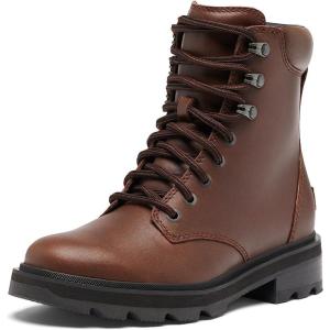 SOREL Women’s Lennox Lace Waterproof Boots(Tobacco  Black)