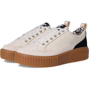 SOREL Women’s ONA AVE Low Sneaker(Chalk/Black)