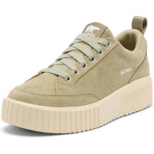 SOREL Women’s ONA AVE Low Sneaker(Dusty Twill/Chalk)