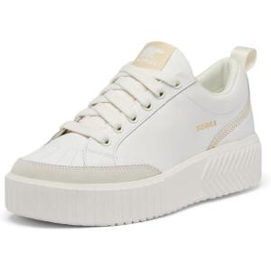 SOREL Women’s ONA AVE Low Sneaker(Sea Salt/Bleached Ceramic)