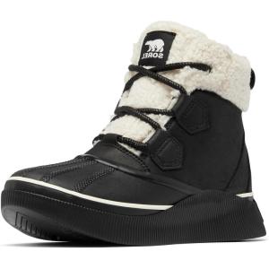 SOREL Women’s Out N About lV Chillz Waterproof Boot(Black/Chalk)