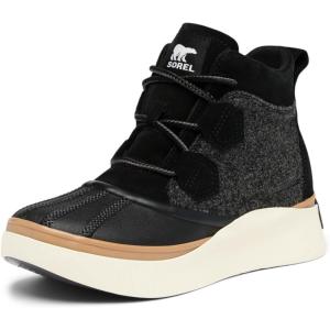 SOREL Women’s Out N About lV Classic Waterproof Boot(Black/Chalk)