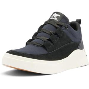 SOREL Women’s Out N About lV Low Waterproof Sneaker(Black  Gum)